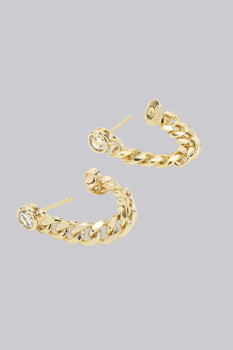 Julian Soft Chain Hoops