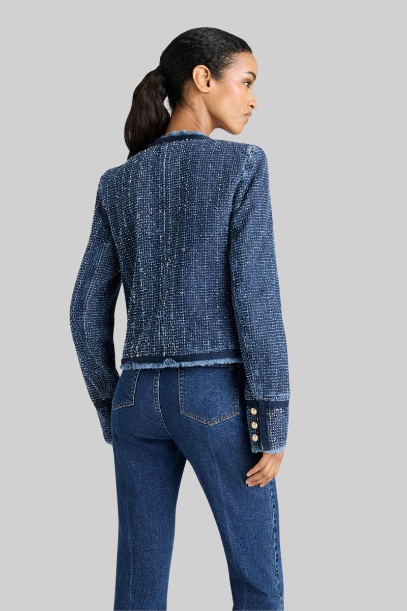 Boucle Denim Zanda Jacket