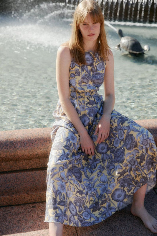 Raf Cross Back Maxi Dress