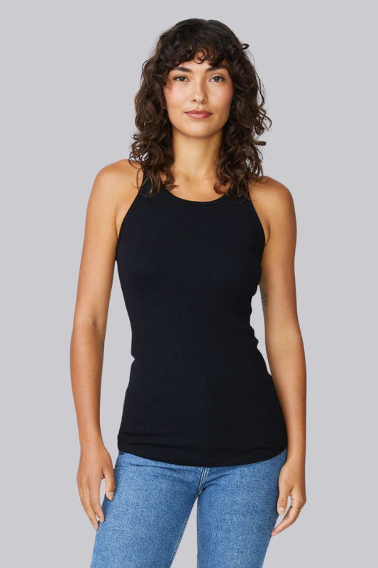 Fine Rib Racerback Tank